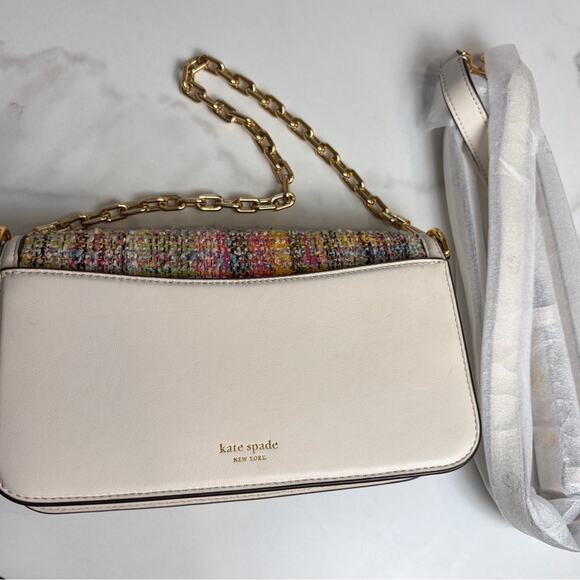 Kate Spade Dakota Tweed Small Crossbody purse - Picture 11 of 16
